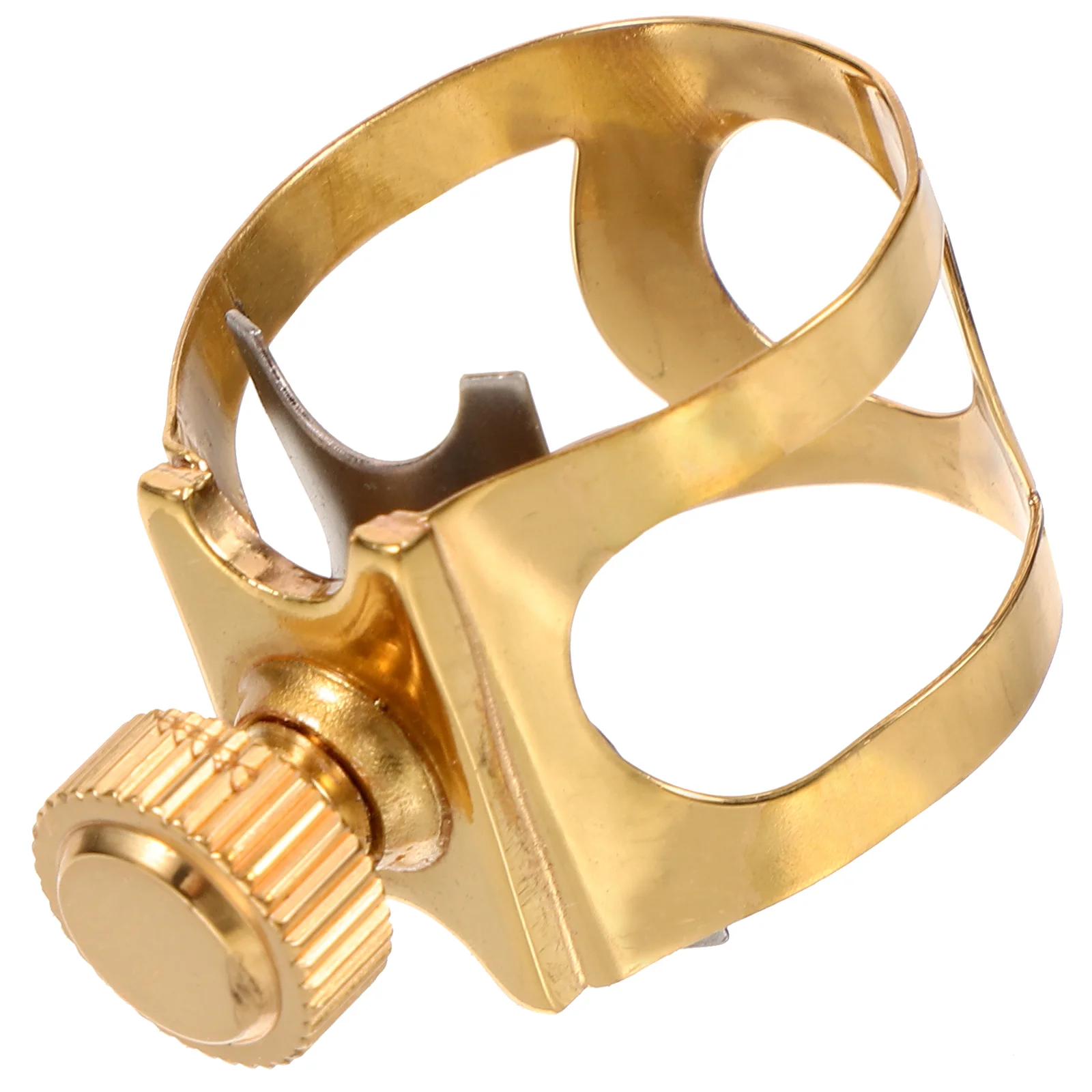 Metal Sax Clip Saxophone Ligature Pipe Clamp Parts Brass Wind Instrument Accessory