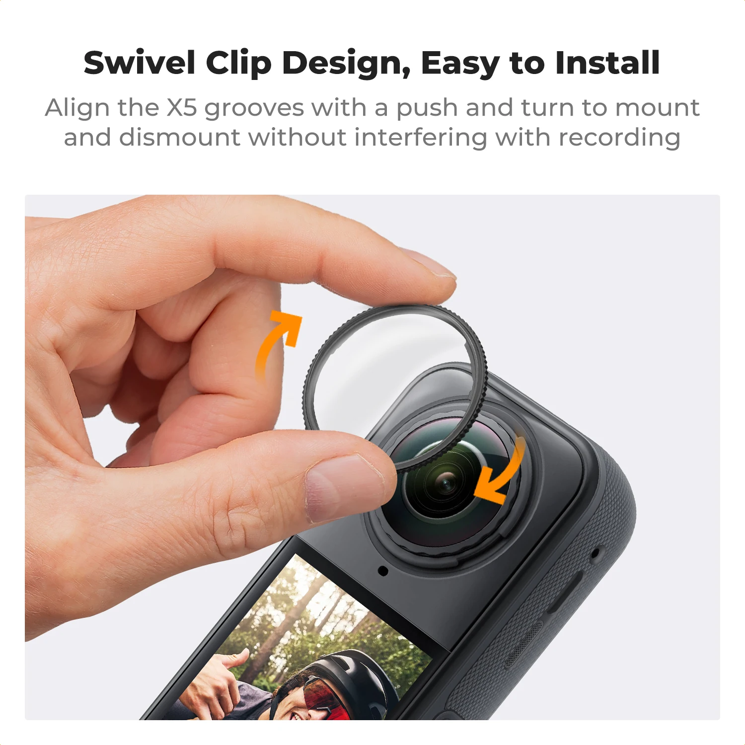 

K&F Concept Премиум-защитные линзы для Insta360 X5, высокопрозрачное закаленное оптическое стекло, защитная крышка для линз, стекло с многослойным покрытием