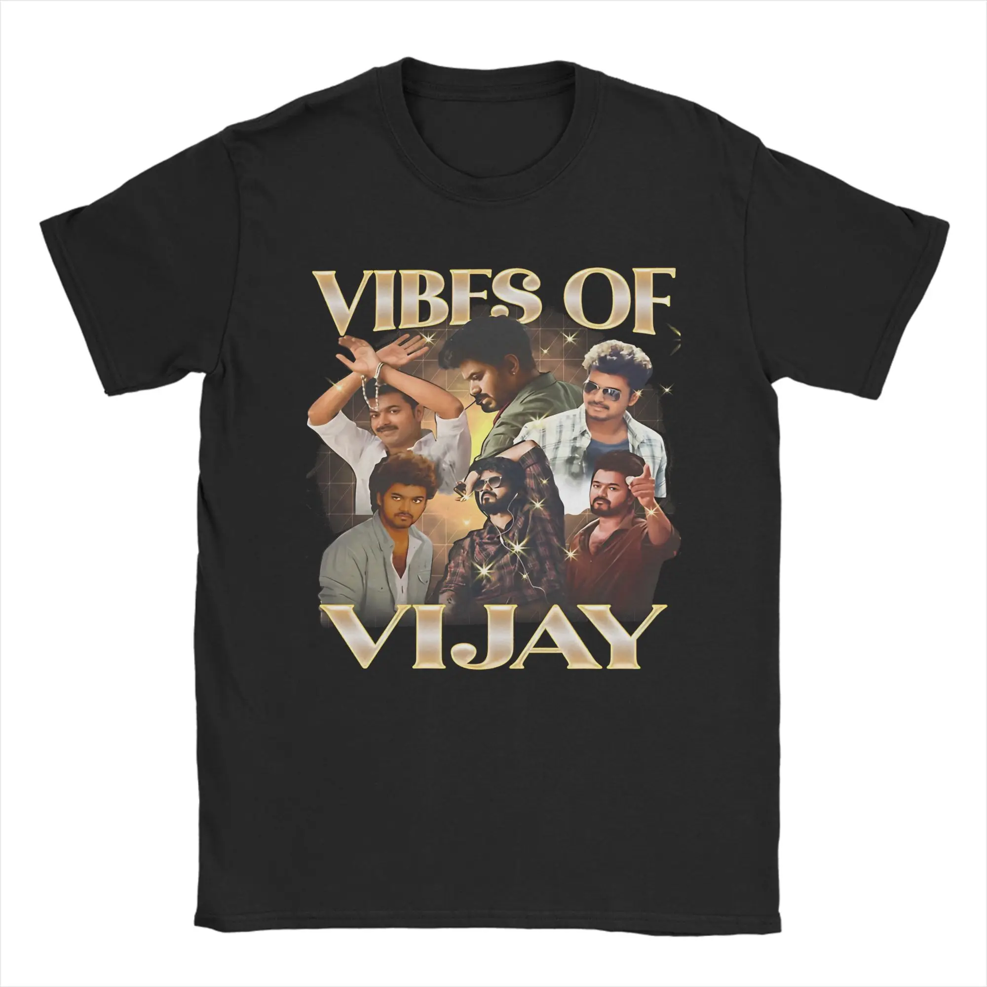 

Summer Vibes of Vijay T Shirt for Men Women Cotton Tee Shirt Short Sleeve Clothes