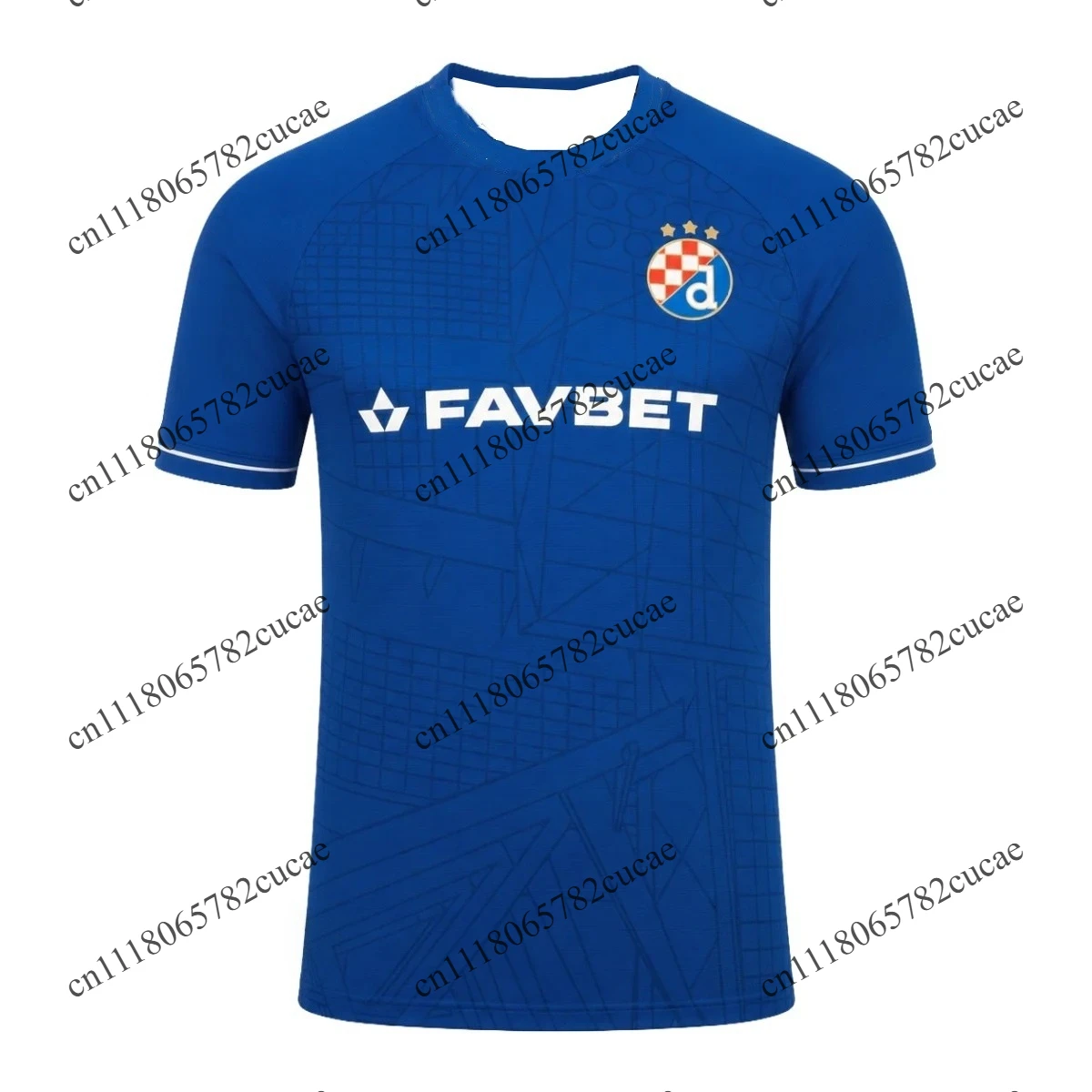 2026/27 New Men's Dinamo Zagreb Competition Jersey 3D Print Y2K Quick Drying Sports Shirt for Daily and Training Wear T-shirt
