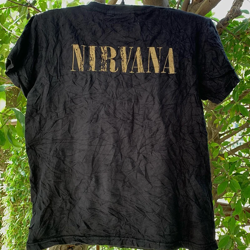 Men's T-shirt 1988 Guitar Retro Black Classic Heavy Metal Rock Band Cotton Comfortable Unisex Harajuku Y2K Men Sleepwear