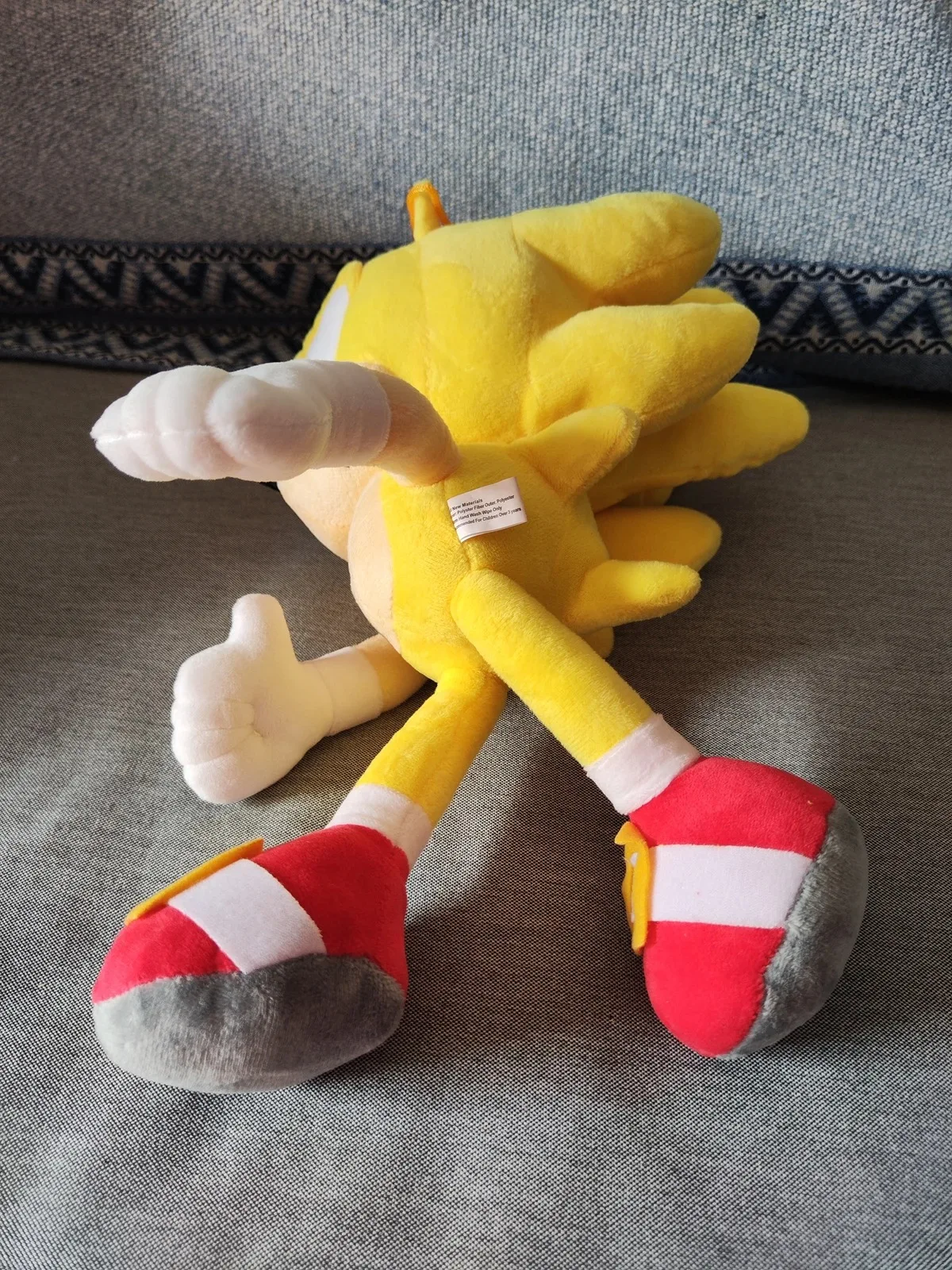Cross-border new-style plush toy of the cartoon character Sonic the Hedgehog, a cute rabbit-style plush toy, related merchandise - view 2
