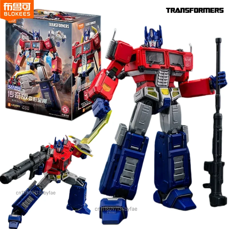 BLOKEES Neue Transformers Blockfigur Legend Edition Optimus Prime Ver.EVO Zusammenbaubares Modell Ornamente Sammlerstück Spielzeug Geschenke