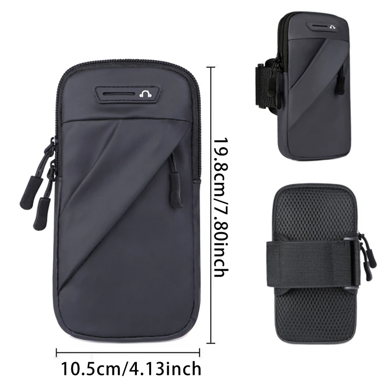 Phone Arm Bag With Headphone Jack Waterproof Breathable Sports Running Phone Holder Gym Mobile Phone Holder Jogging Bags image 6