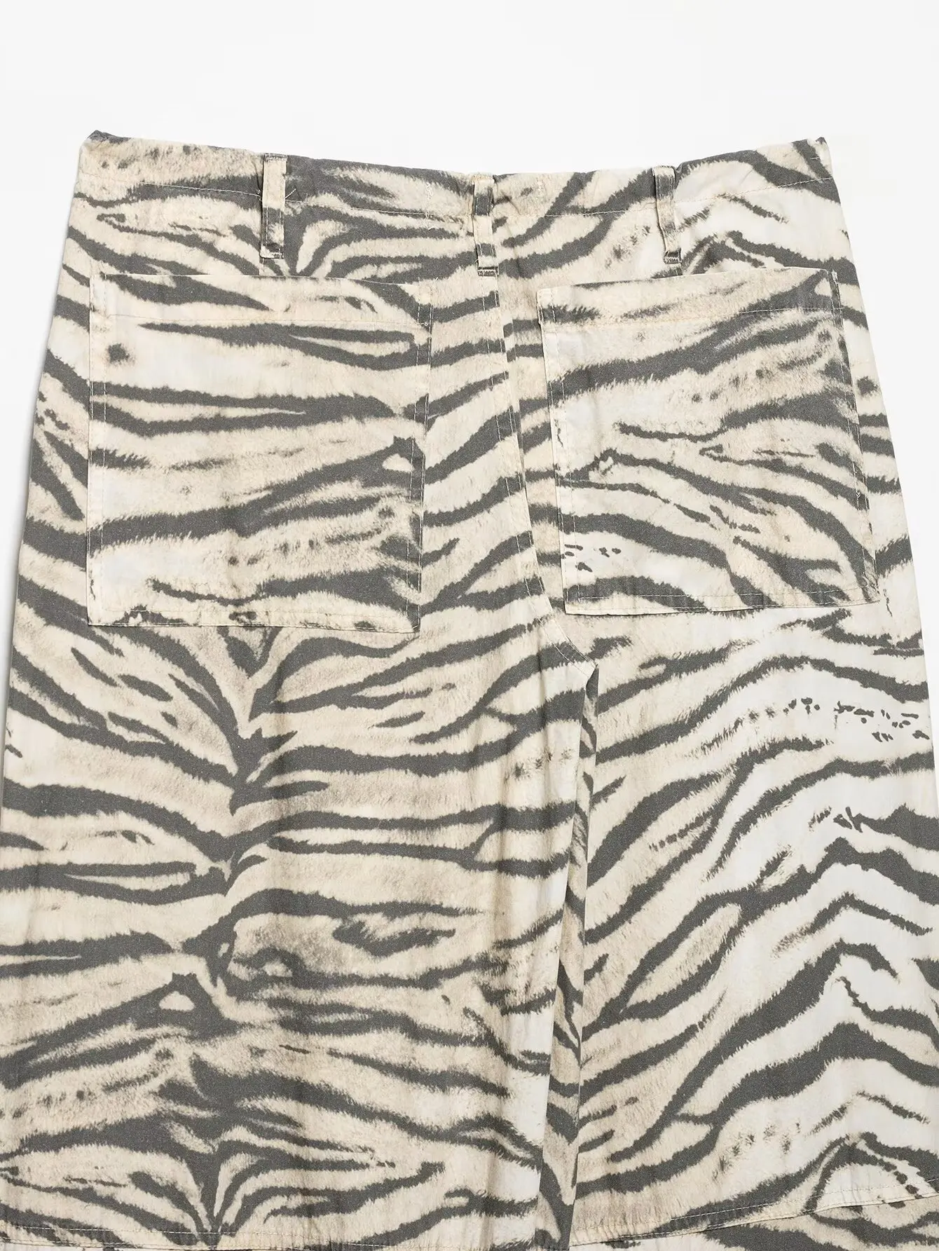 TFAFXY Vintage Casual Chic Damen Lange Hosen mit Tiermuster und Schleife – Modische Hosen für Sommer, Herbst und Urlaub 2026 – Detail 9