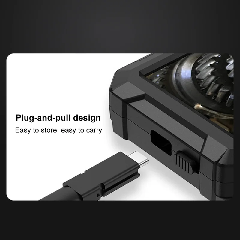 Черная камера, эндоскоп, полужесткий гибкий кабель, камера для осмотра бороскопа, камера для осмотра с заполняющей линзой