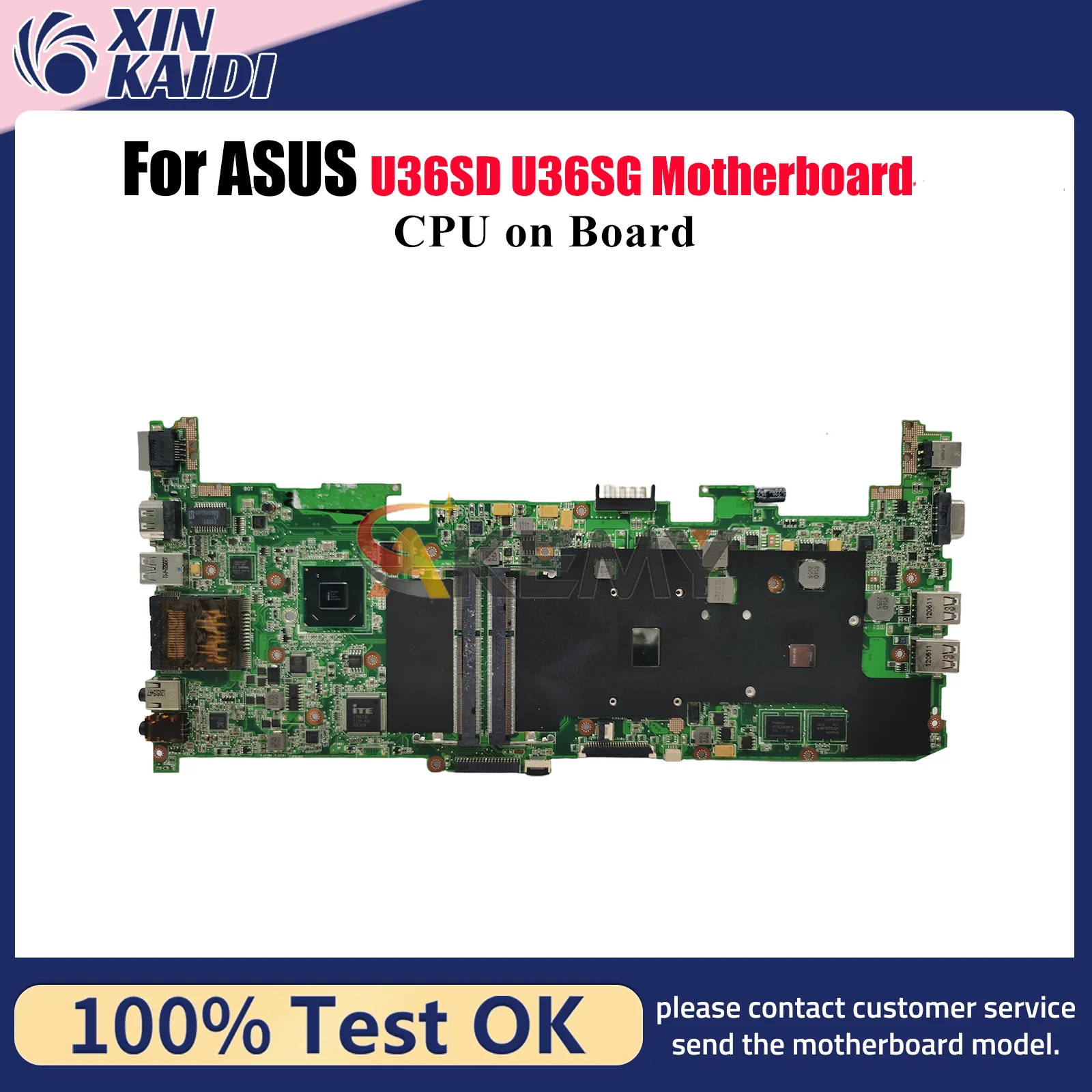 

Материнская плата для ноутбука U36SD для ASUS ZenBook U36SG U36SD U36S, материнская плата для ноутбука с процессором, 100% тестирование, ОК, быстрая доставка, высокое качество