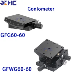 X Axis XY Axis 60 80mm GFG60 GFWG60 GFG80-100 Manual Radian Angle Table Goniometer Swing Table Measurement Displacement Radian