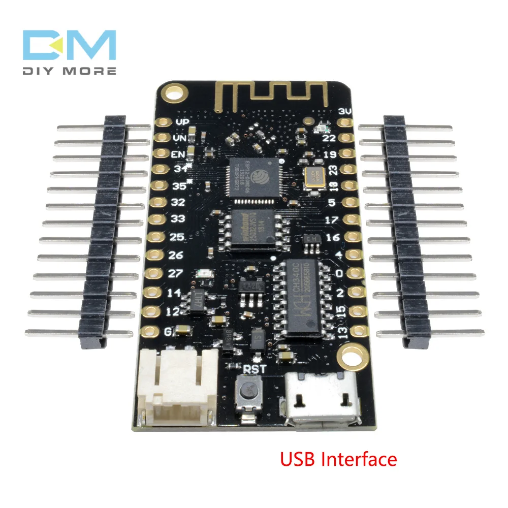 MicroPython ESP32 Development Board Lite Version V1.0 Rev1 Type-C+Lolin32 ESP32 BT WIFI Development Board USB CH340C