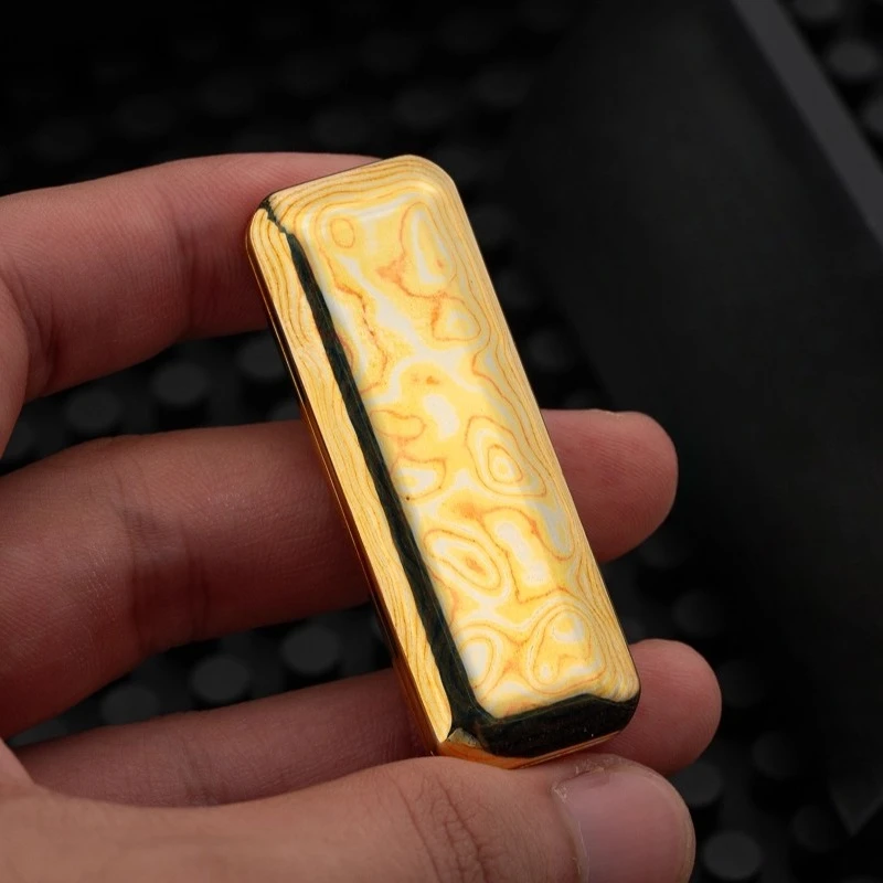 

Вевнем студии EDC, маленький желтый горщик, механический металлический двойной трек, прямой нажимной кончик пальца, декомпрессионная игрушка