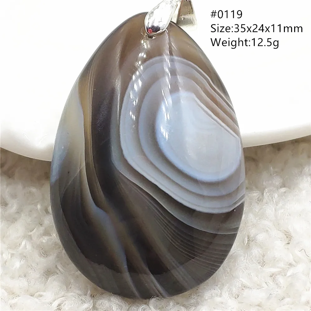 Natural Persian Agate Water Drop Pendant Jewelry Necklace Gemstone Fashion For Women Men Eye Agate Necklace AAAAAA