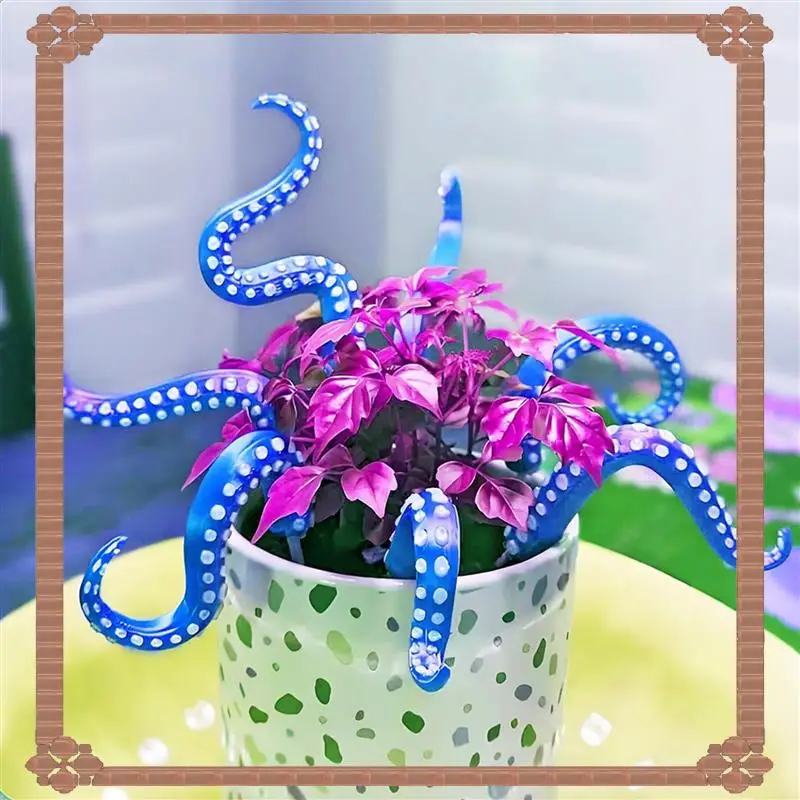 

24-часовая доставка, 14 шт., щупальца Seamonster, щупальца осьминога, садовые колья для декора растений, щупальца осьминога, колья B