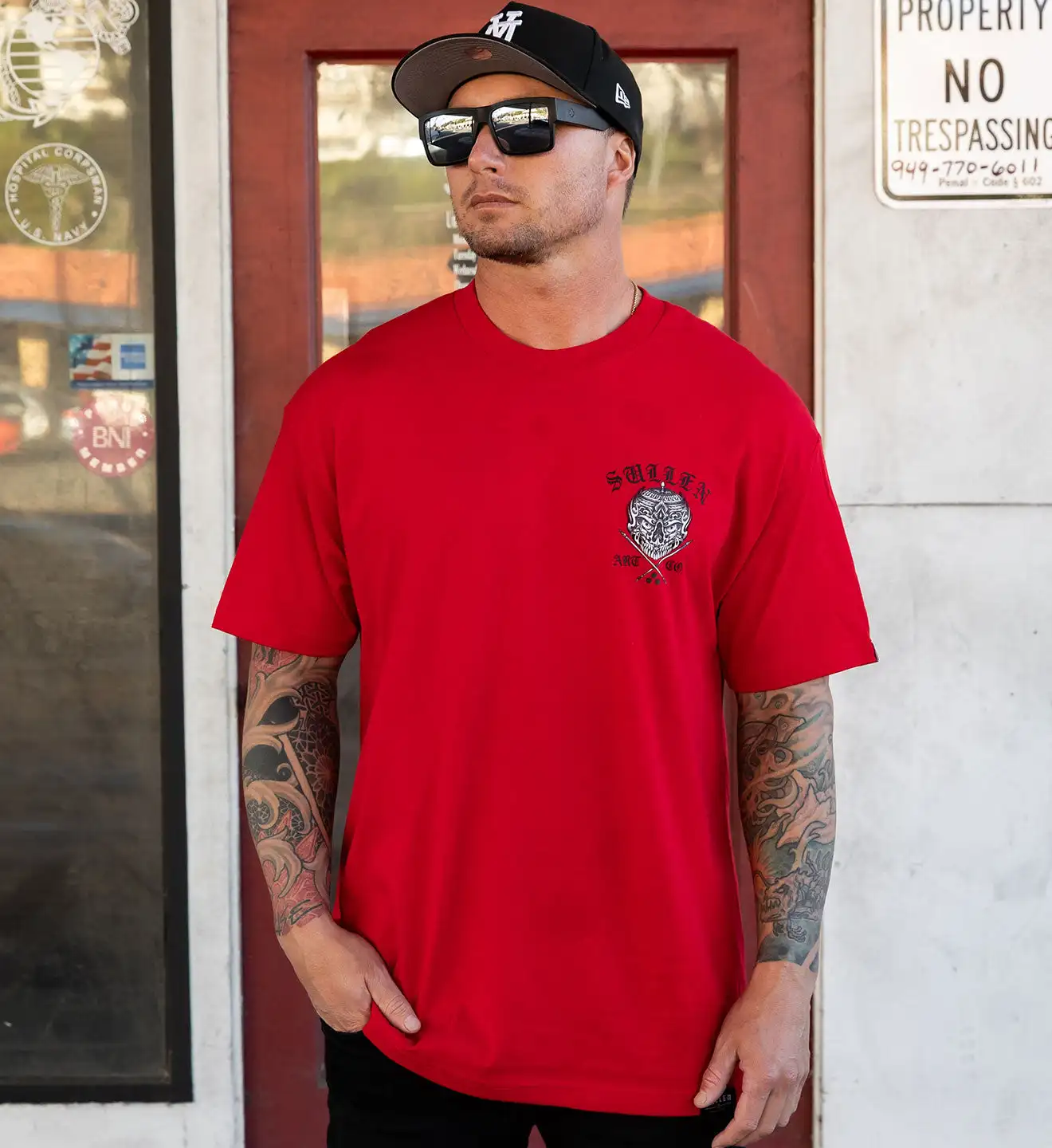 Harper Badge Standard Tattoo Art Street Trend Fashion Casual T-Shirt Men's and Women's Luxury Brand Top