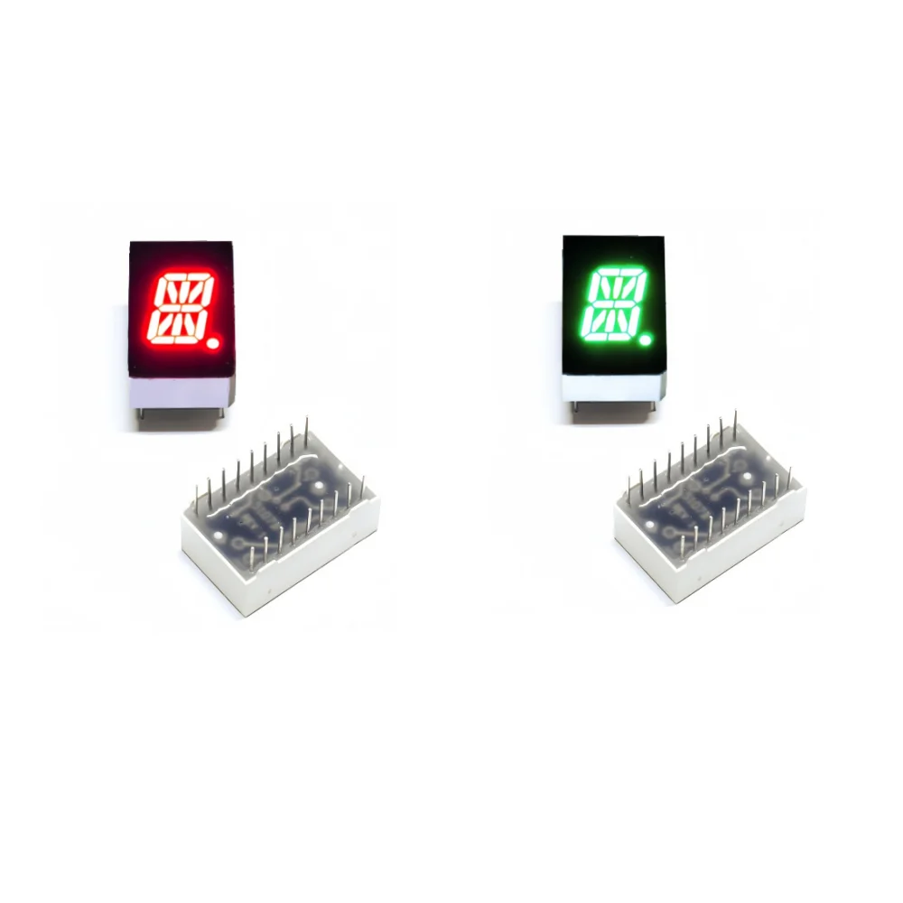 Gráfico de barras digitais para eletrodomésticos, LED vermelho tela de exibição, 1 bit cátodo ânodo, destaque, 16x25x9,5mm, 0,5"