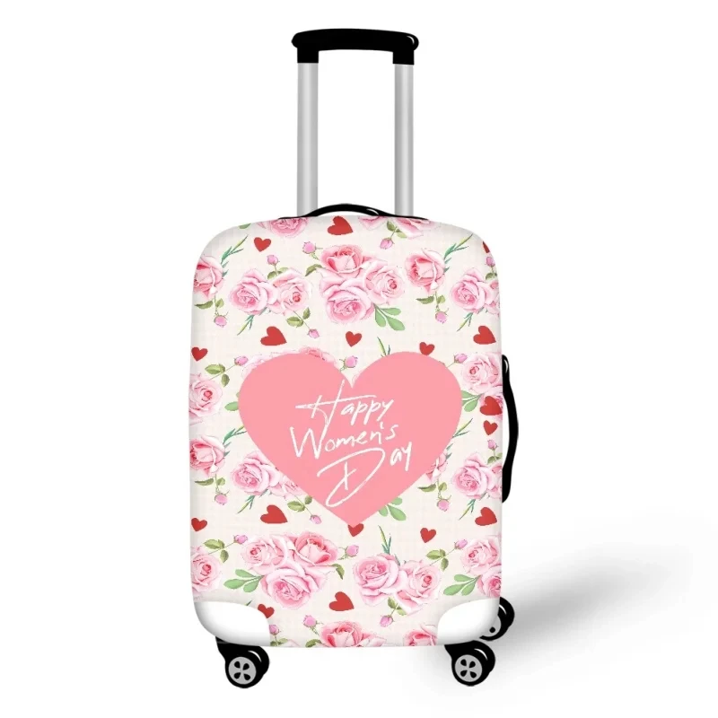 Mother's Day Suitcase Covers Protector Mother's Day Style Luggage Cover Zipper Dustproof Suitable for 18''-32'' Inch Travel Set