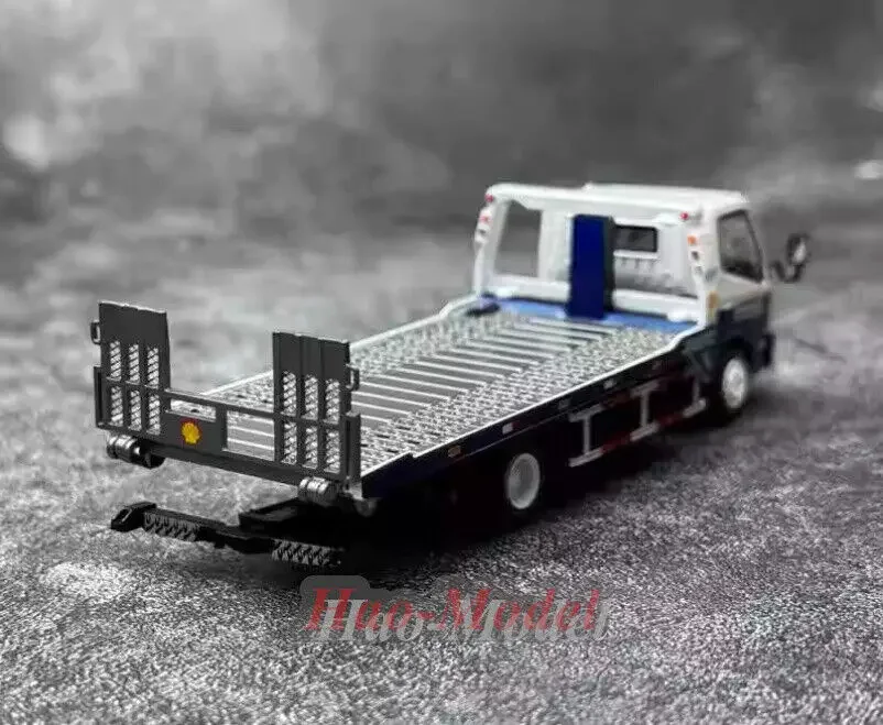 Modello unico 1:64 per Hino300 Dutro pressofuso in lega modello di auto bambini ragazzi regali di compleanno hobby display collezione ornamenti bianco