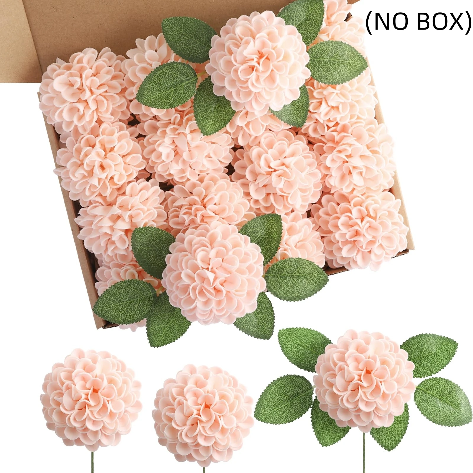 25 Stück künstliche Schaumstoff-Dahlie-Gänseblümchen-Blumen mit Stiel, DIY, Hochzeit, Brautstrauß, Tischdekoration, Arrangement, Party-Dekoration – Detail 15