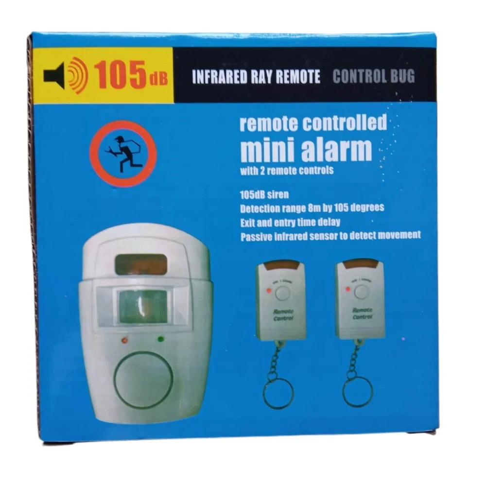 105dB 6V Remote Controlled Infrared Alarm Box Car Accessories Temporary Parking Passes