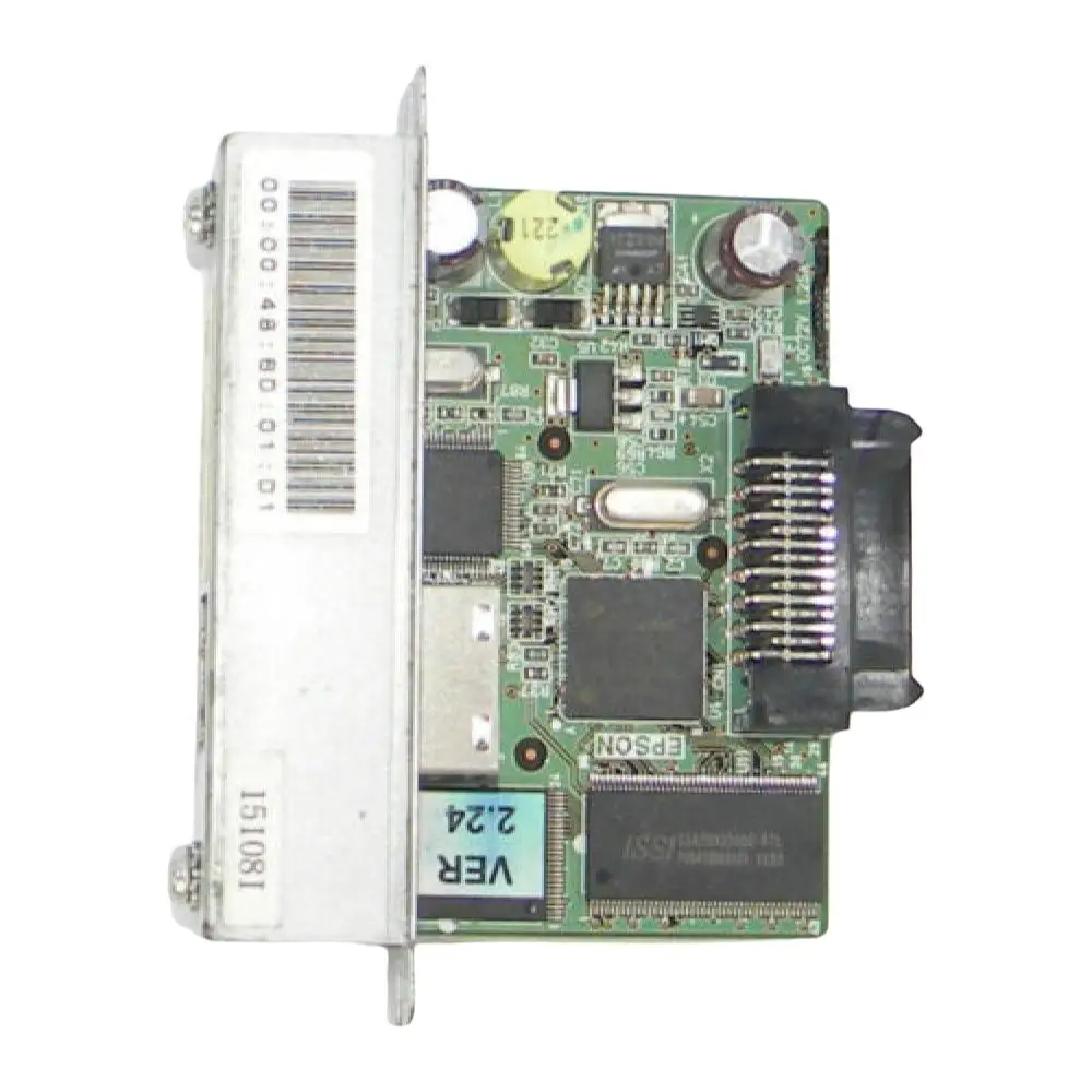 

UB-E02 M155B Интерфейсная плата Ethernet RJ-45 Подходит для серии EPSON 88 В TM-U200 TM-J7000/J7100 88IV TM-U590 TM-U325 TM-L90 88III