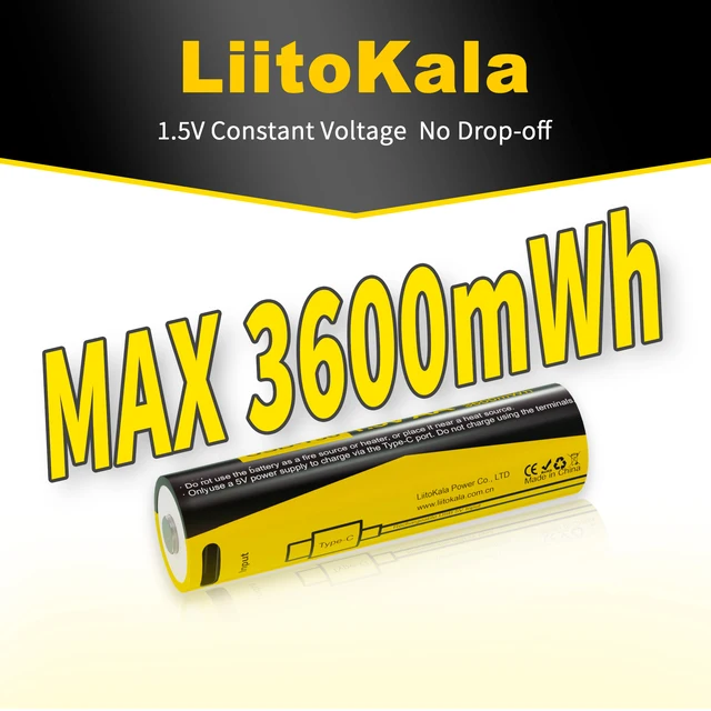 2 szt. LiitoKala USB-T36 AA akumulatory 1.5V 2400mAh akumulator litowo-jonowy do zdalnie sterowanej myszy elektryczna bateria do zabawek