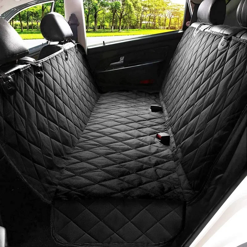 Dog Car Seat Covers Waterproof Outdoor Travel Carrier Back Rear Pet Seat Mat Pad Hammock Safety Blanket For most Car SUV Trucks