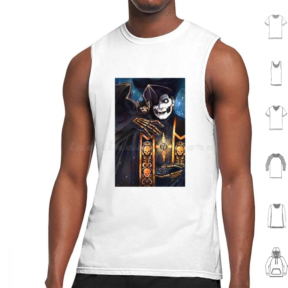 Papa Emeritus I Tbh Creature 1 Camisetas sin mangas Chaleco sin mangas Nihil Papa Nihil Cardinal Copia Papa Emeritus Ghost Music Band