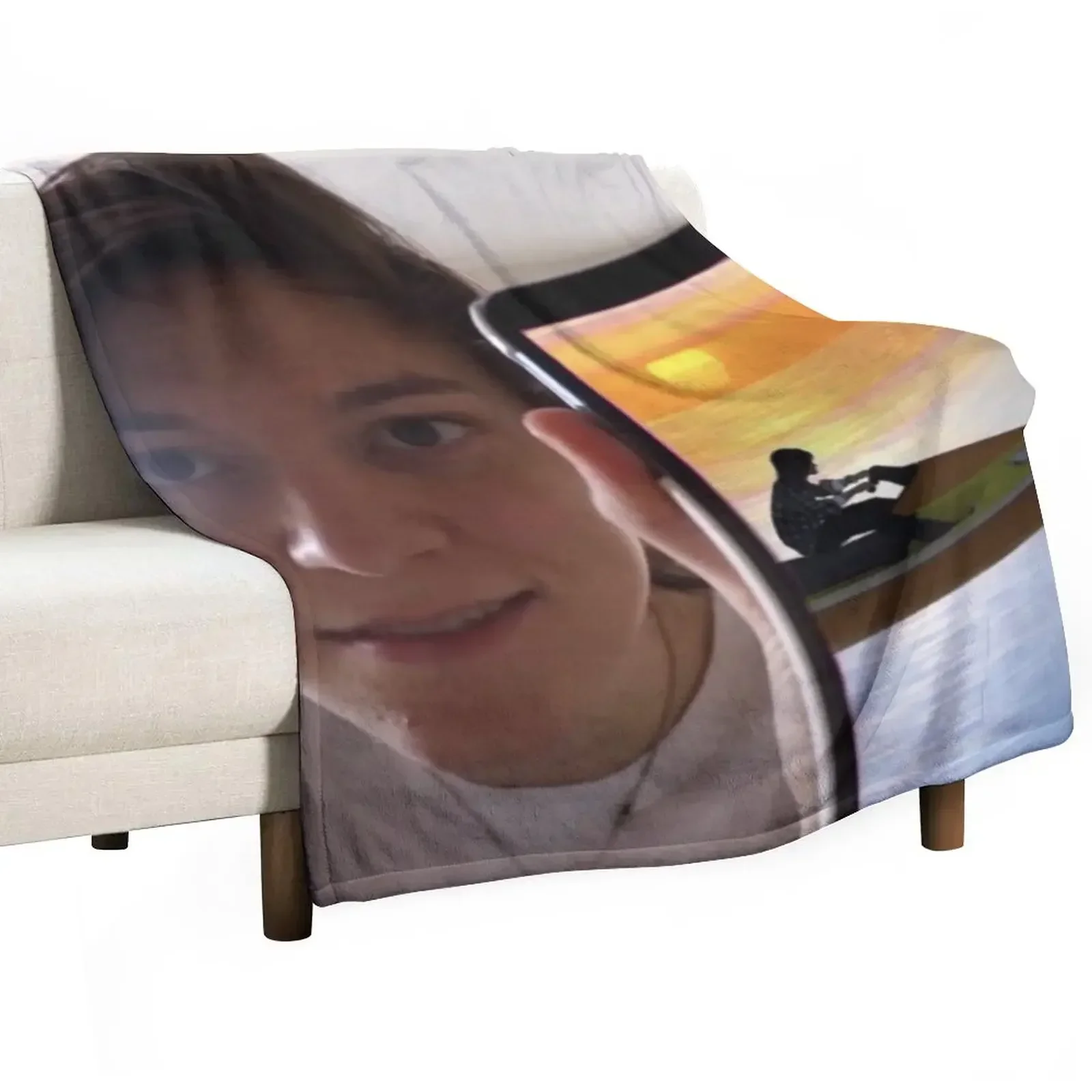 Weston Koury blake michael jetski Throw Blanket Designers Fashion Sofas manga Blankets