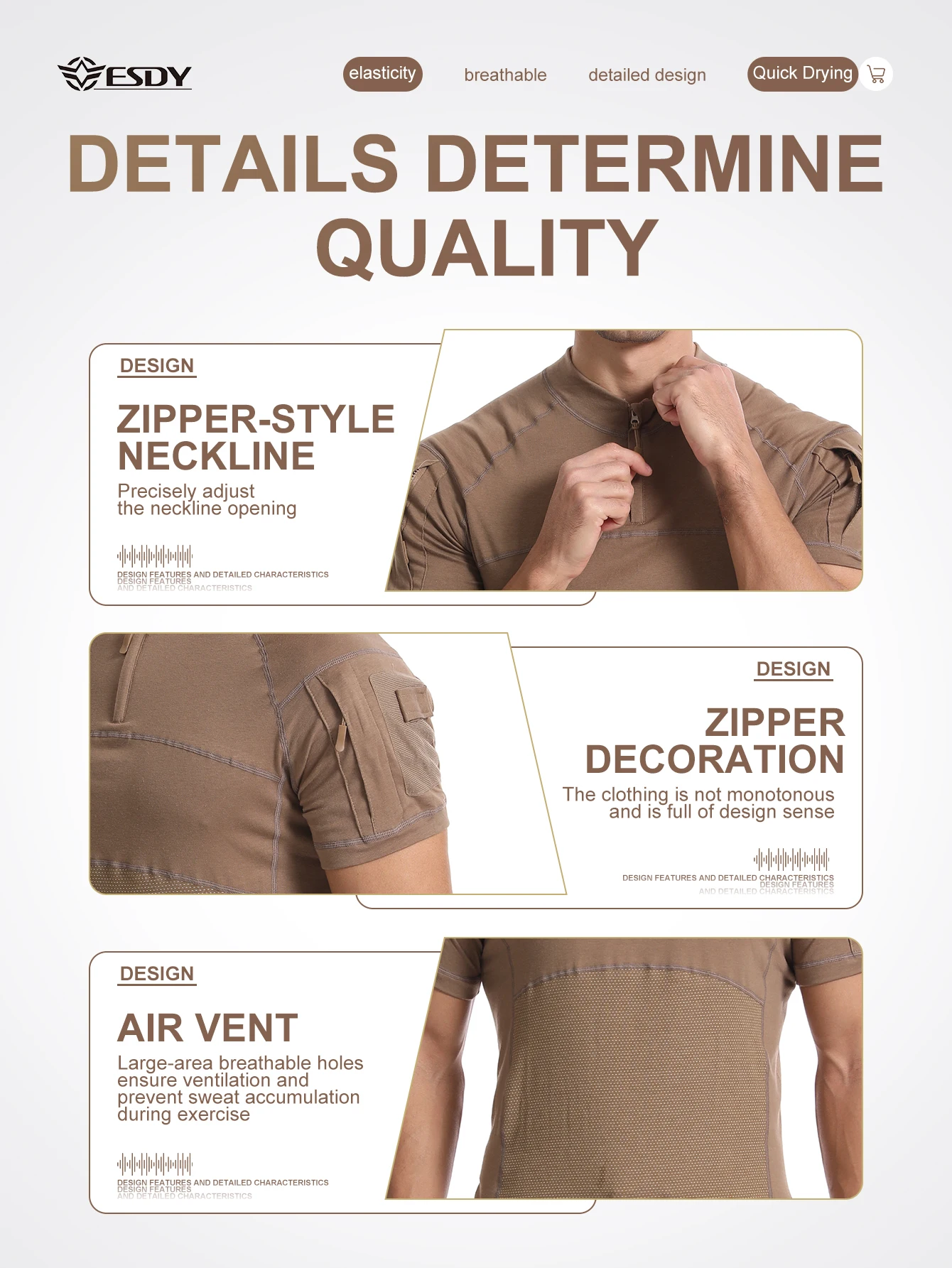 قطعة واحدة من تي شيرت رياضي صيفي خارجي بأكمام قصيرة للرجال من القطن قابل للتنفس ملابس غير رسمية للياقة البدنية والجري والتدريب