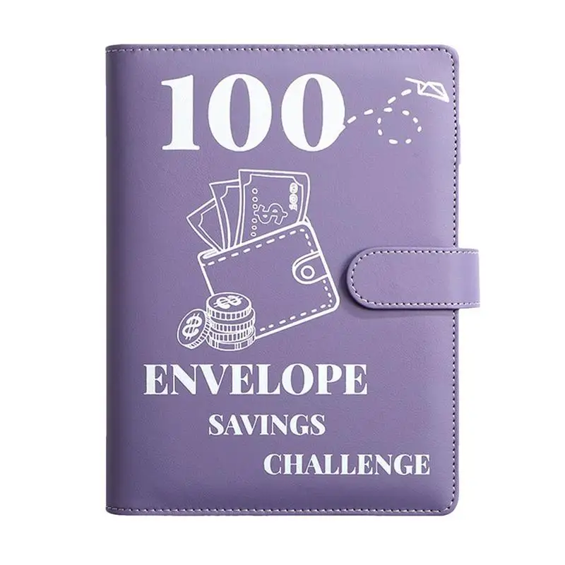 

100 Envelopes Money Saving Challenge A5 Money Saving Budget Binder Motivational Process To Save 5050 Dollars For Journey Funds