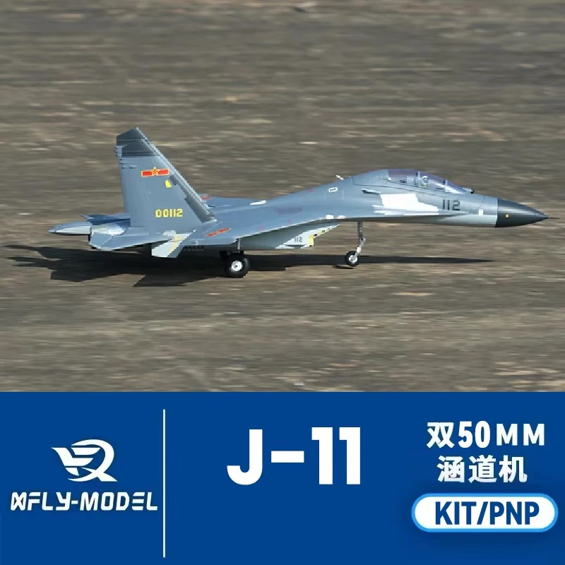 

XFly Double 50mm J-11 Dual Engine Channel Fighter Electric Aircraft Fixed Wing Model Remote Control Toy KIT-S/PNP Version