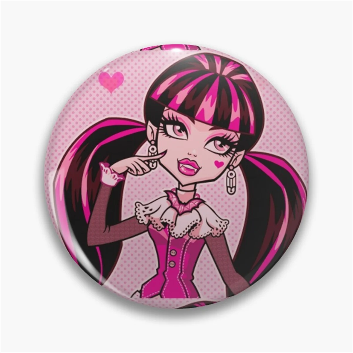 draculaura Pin 44mm  Pins Funny Diy Handmade Cartoon Broochs