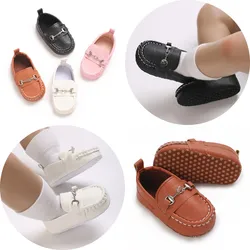 4 Colors Infant Spring Shoe Newborn Infant Girls and Boys Recreational Baptism Non-Slip Walking Shoe White Soft-soled Sneaker