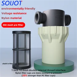 1/2inch internal thread filter, 20 water pipes, 304 stainless steel filter, pre filter, tap water pipe filter Pressure and explo