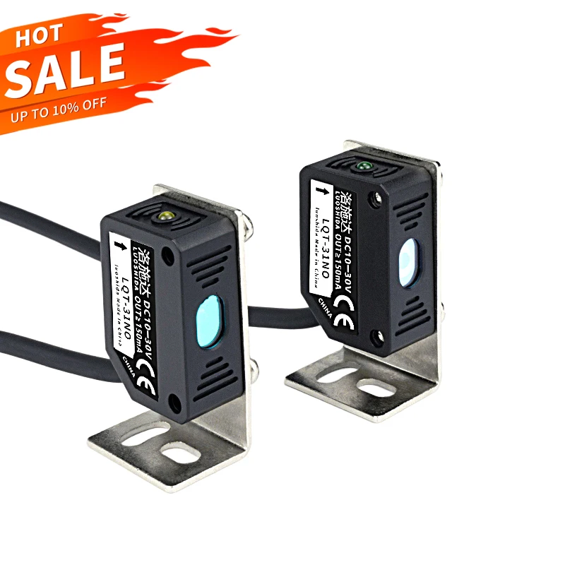 LQT-31NO through Beam Optical Photoelectric Laser Sensor Fiber Optic Type