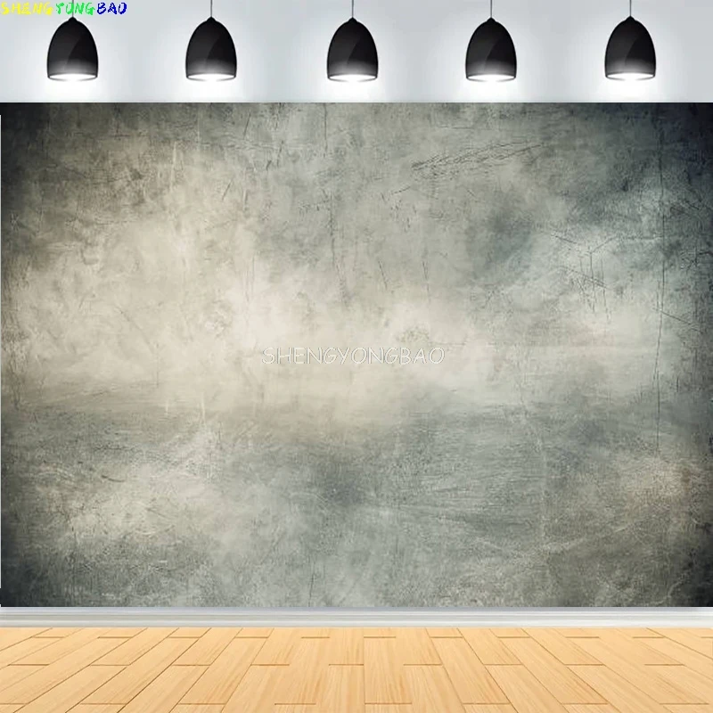 Retro Rough Mottled Texture Grungy Wall Photography Backdrops Abstract Rustic Cement Old Metal Worn Photo Background ER-04