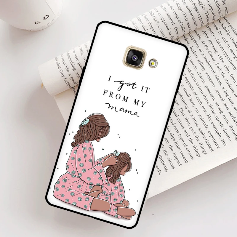 Mẹ Con Gái Cô Gái Sơn Bố Ốp Lưng Dành Cho Samsung Galaxy Samsung Galaxy J3 J5 J7 2017 J1 A3 A5 2016 J4 J6 Plus a6 A7 A8 A9 J8 2018 Bao