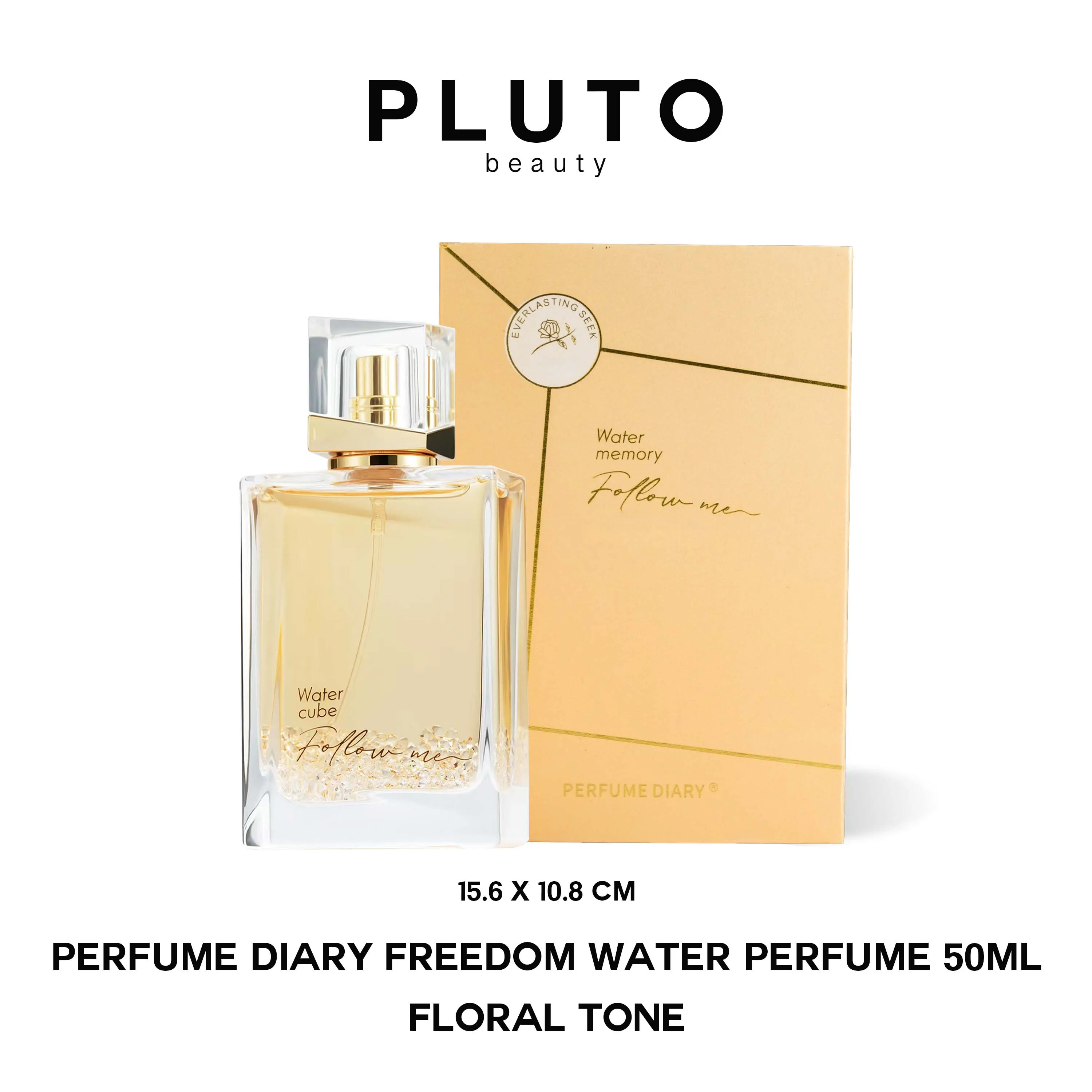 

Water Cube Perfume 50ml – Floral Fruity Eau de Toilette for Women, Long-Lasting Fresh Scent with Sparkling Accents, Gift Set