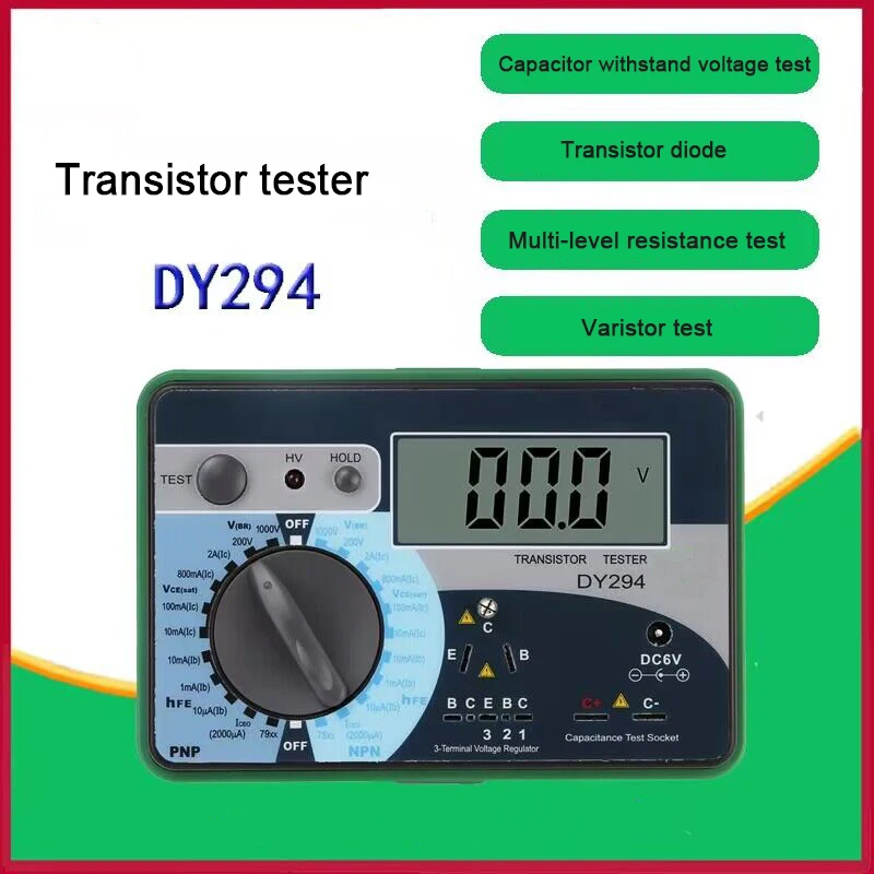 

Parameter Tester Meter 1PC DY294 Digital Transistor DC parameter tester Transistor Semiconductor