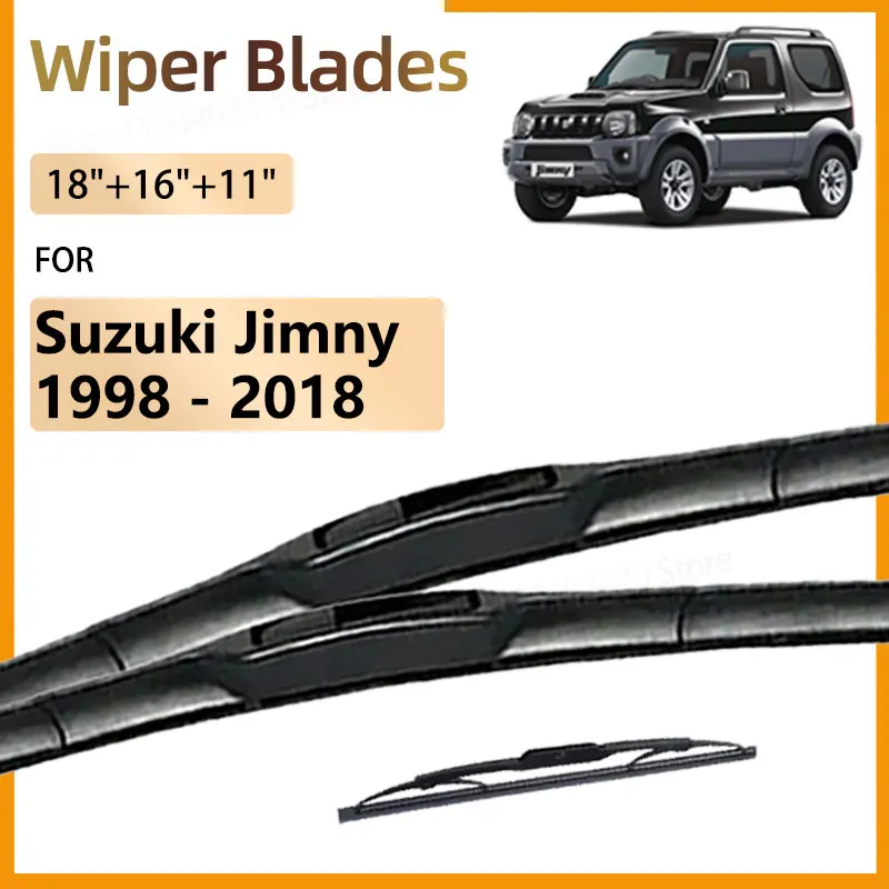 

Передние и задние щетки стеклоочистителя для Suzuki Jimny JB23 JB33 JB43 JB53 1998-2018, аксессуары, щетки для чистки лобового стекла, обвесы