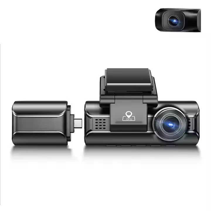 Max 4K Dashcam Built-in Wifi GPS for Car Cam Front 4K and Rear 2K with Cabin 1080P Car Camera Dash for Car Black Box