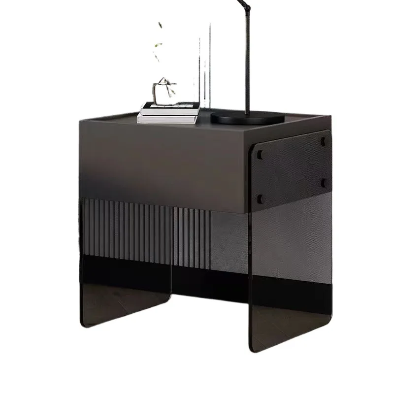 

Italian minimalist bedside table modern minimalist design sense creative Nordic bedroom storage