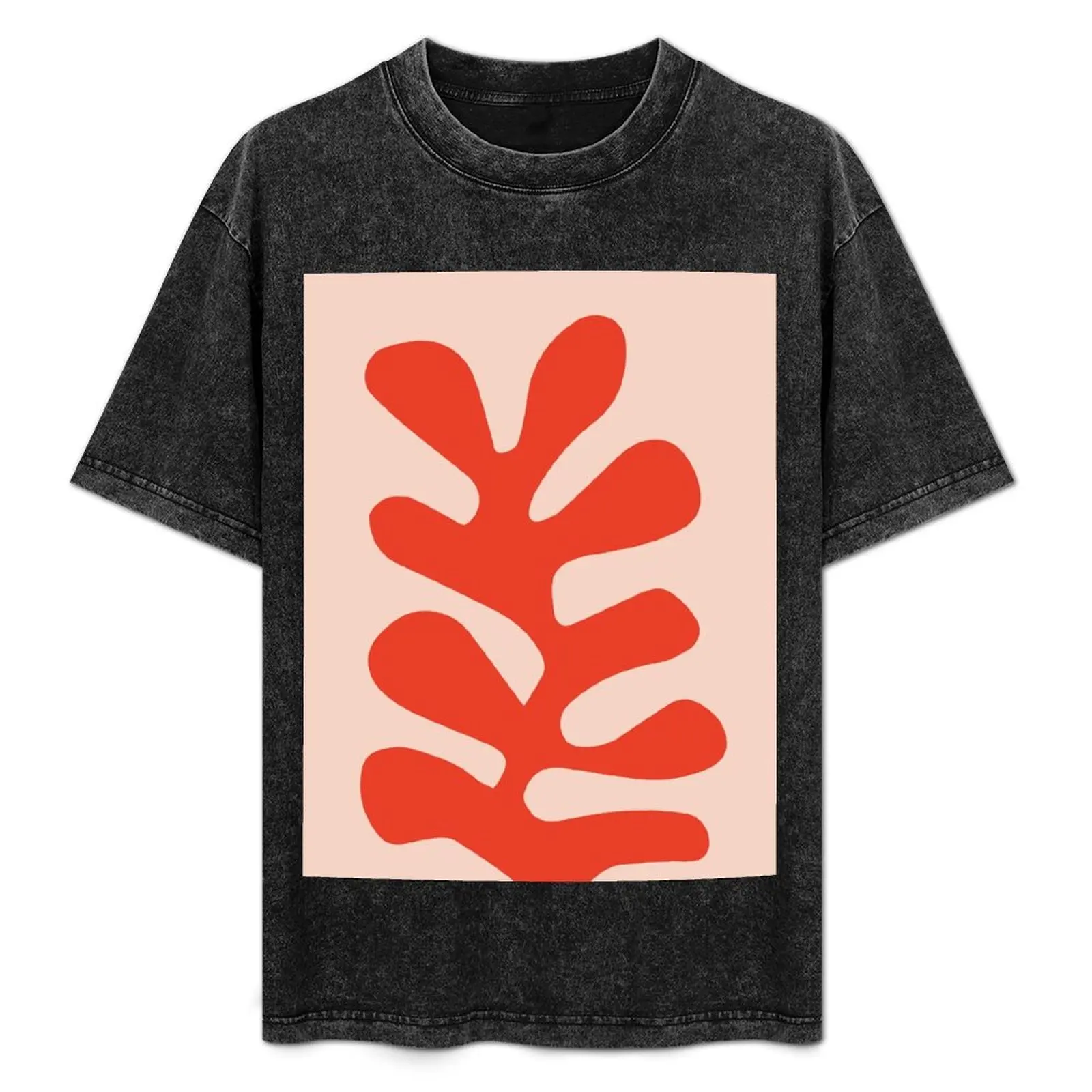 

Henri Matisse - Leaf Cutout - Papier Découpés - Red T-Shirt Water Resistant Casual T-Shirt