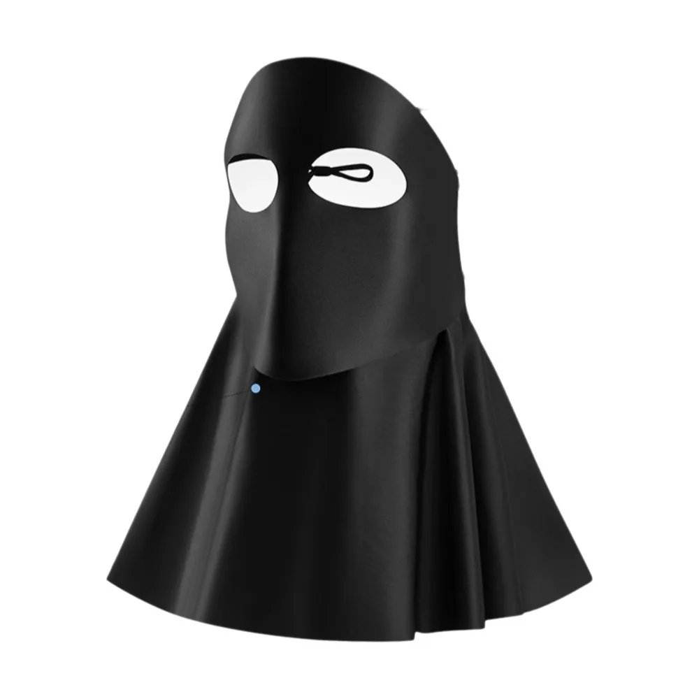 

Fashion Sun Protection Ice Silk Face Veil Solid Color Eye Corner Protection Sunscreen Mask Polyester Full Face Neck Wrap Cycling