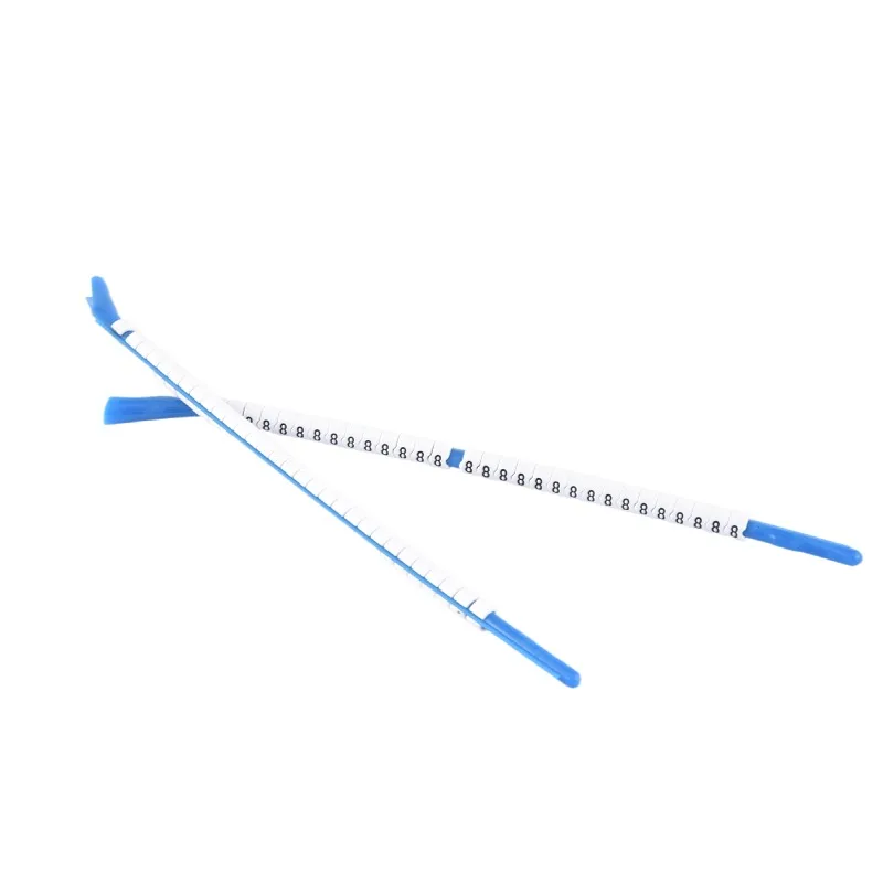 Cable Markers Colourful  C-Type Marker Number Tag Label For 0.9-4mm  Wire Marker Tag Label Snap Type Number Tube Fiber Optic