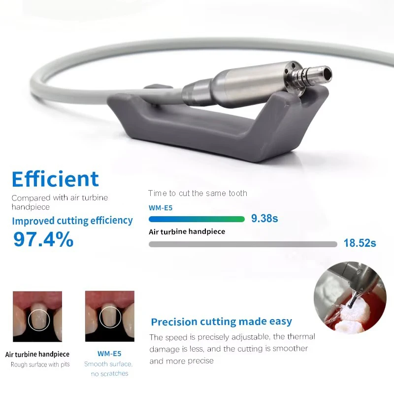 Dental Electric Motor LED Brushless Motor with 1000ml Water Tank and Touch Screen Water Air Supply System Electric Motor Tool