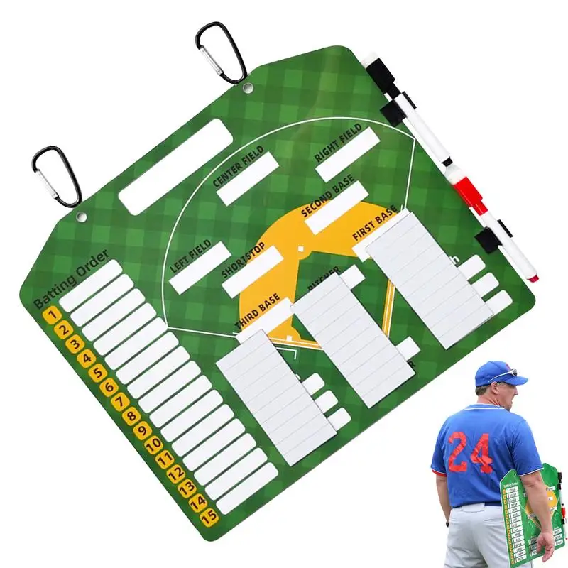 

Baseball Training Board Baseball Lineup Clipboard With Dry Erase Baseball Dugout Board To Display PlayersPositions For Baseball