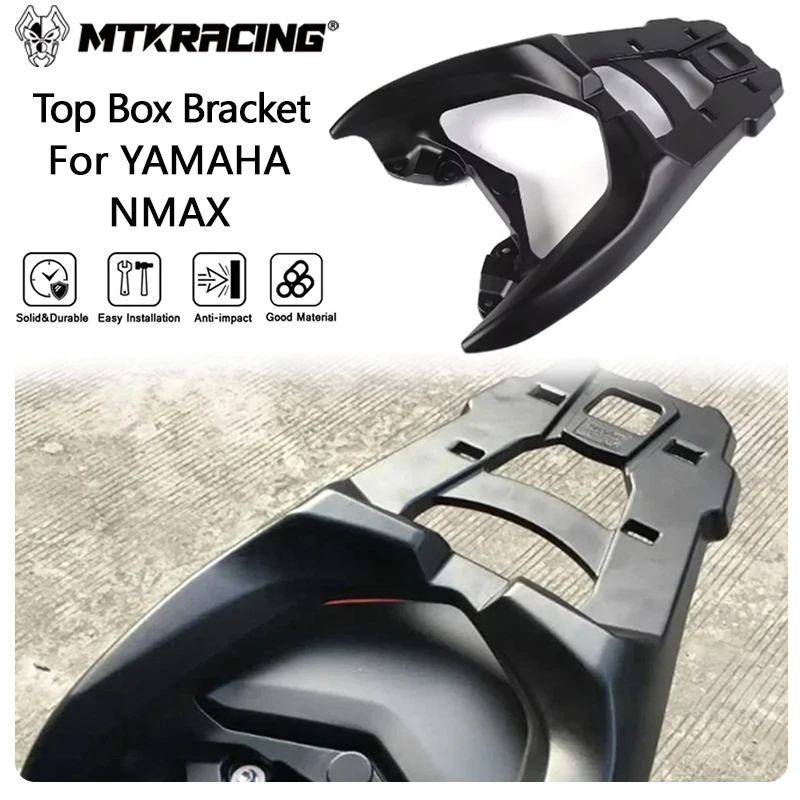 

Кронштейн для верхней коробки MTKRACING для YAMAHA NMAX 2020-2023, задняя багажная стойка для мотоцикла, верхняя коробка, держатель для груза, ящик для инструментов, полка, кронштейн