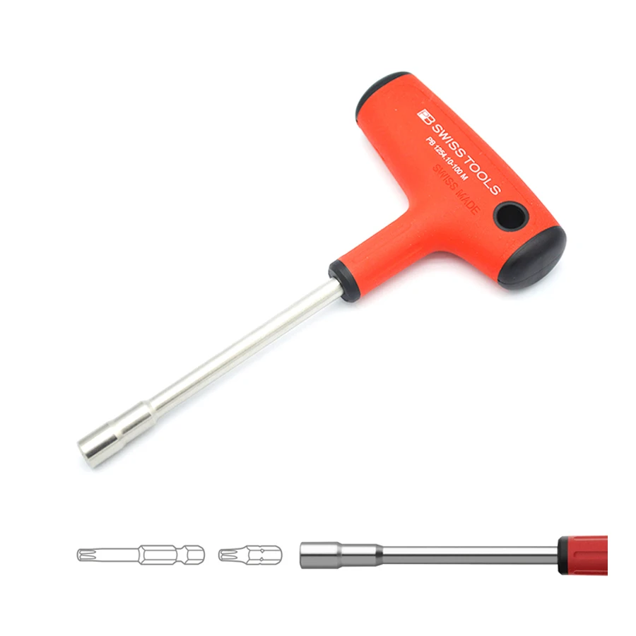 PB SWISS TOOLS Screwdriver Bit Holder for Precision Bits C6 1/4\