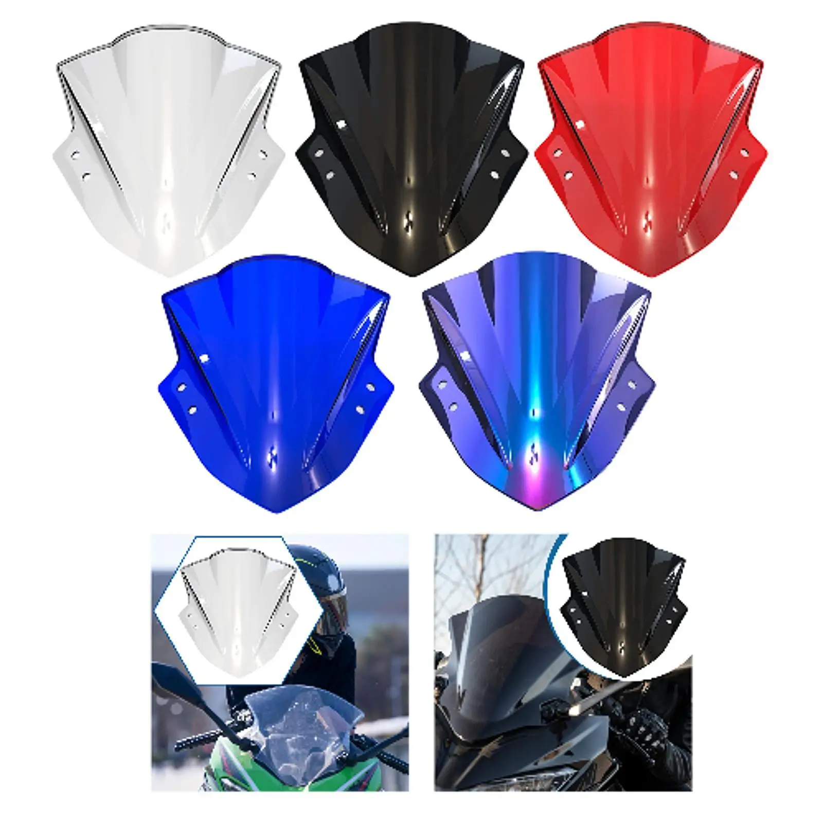 

Motorcycle Windshield Windscreen Repair PC Spare Motorbike Accessories