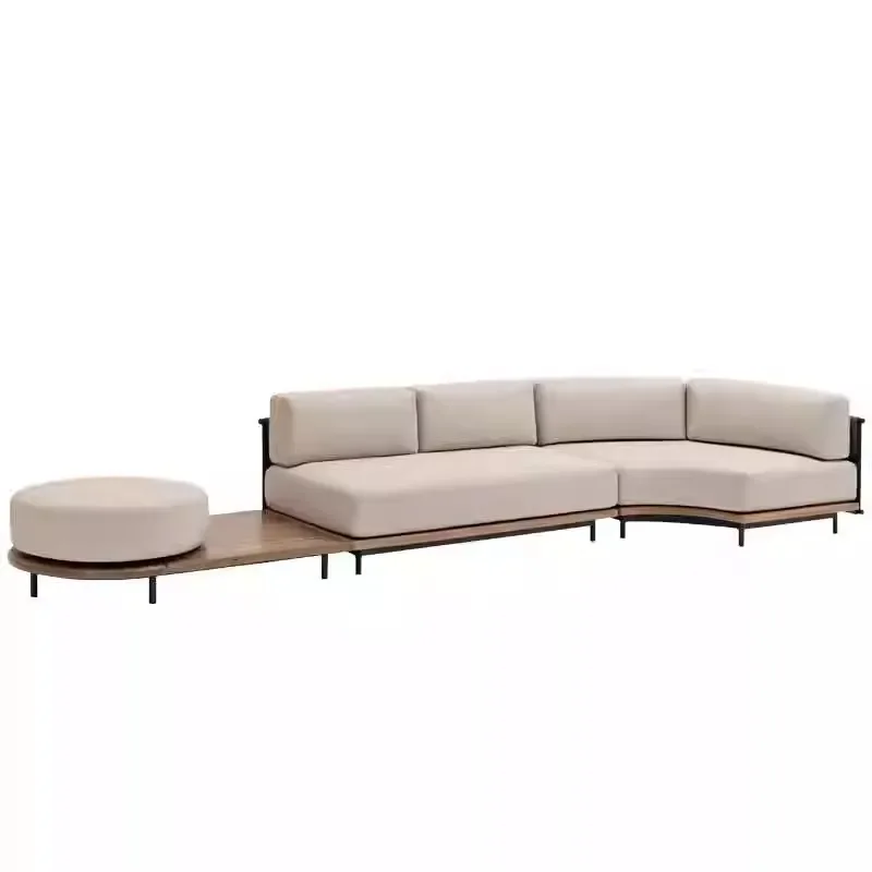 Outdoor Furniture Design - Скандинавский уличный диван из ротанга для